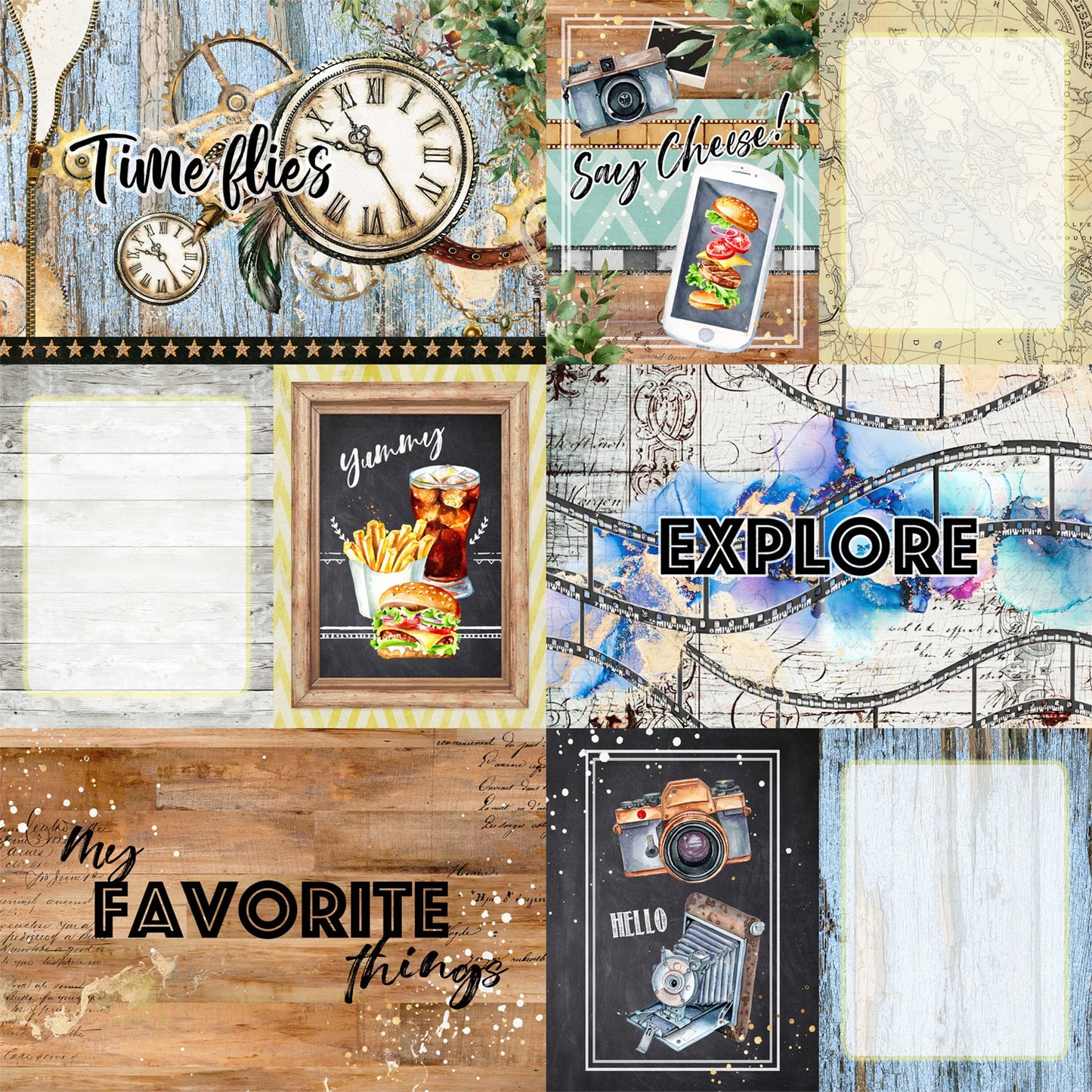 Memory Place - Colección 12 x 12 - Play Journaling Cards