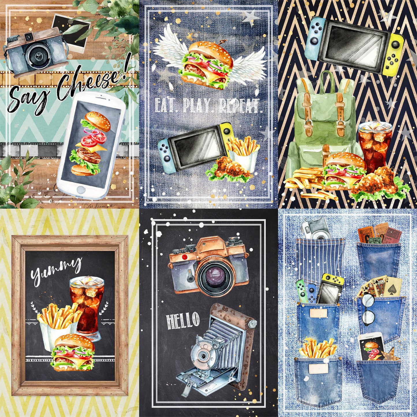 Memory Place - Colección 12 x 12 - Play Journaling Cards