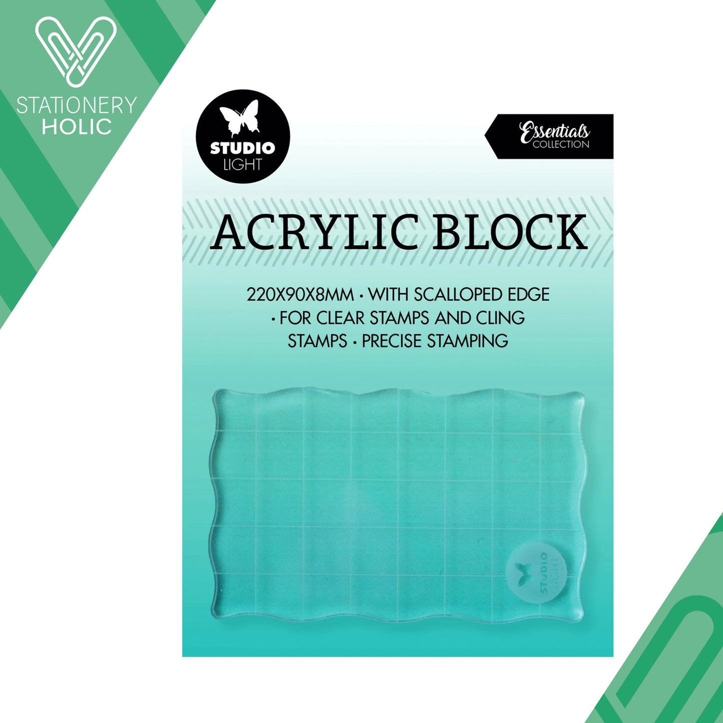 Studio Light - Block Acrilico - 50 x 80 mm