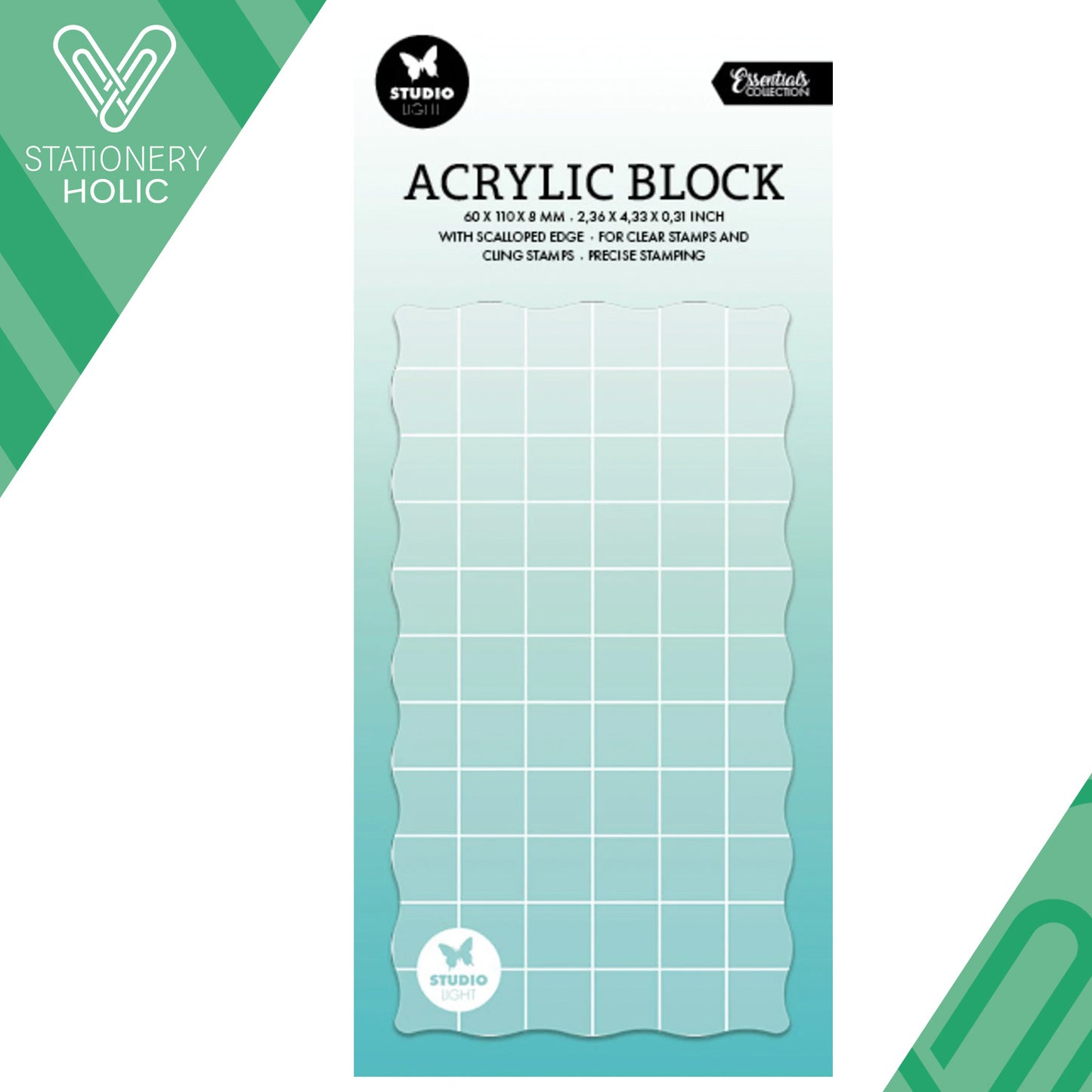 Studio Light - Block Acrilico - 60 x 110 mm