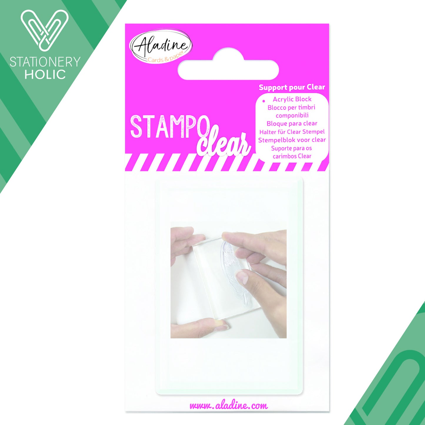 Aladine - Block Acrilico - 3 x 4"