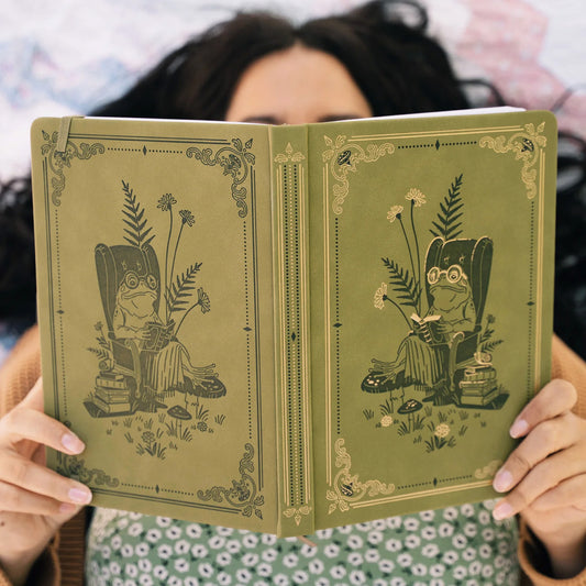 Archer & Olive - Journal A5 Dotgrid - Literary Frog