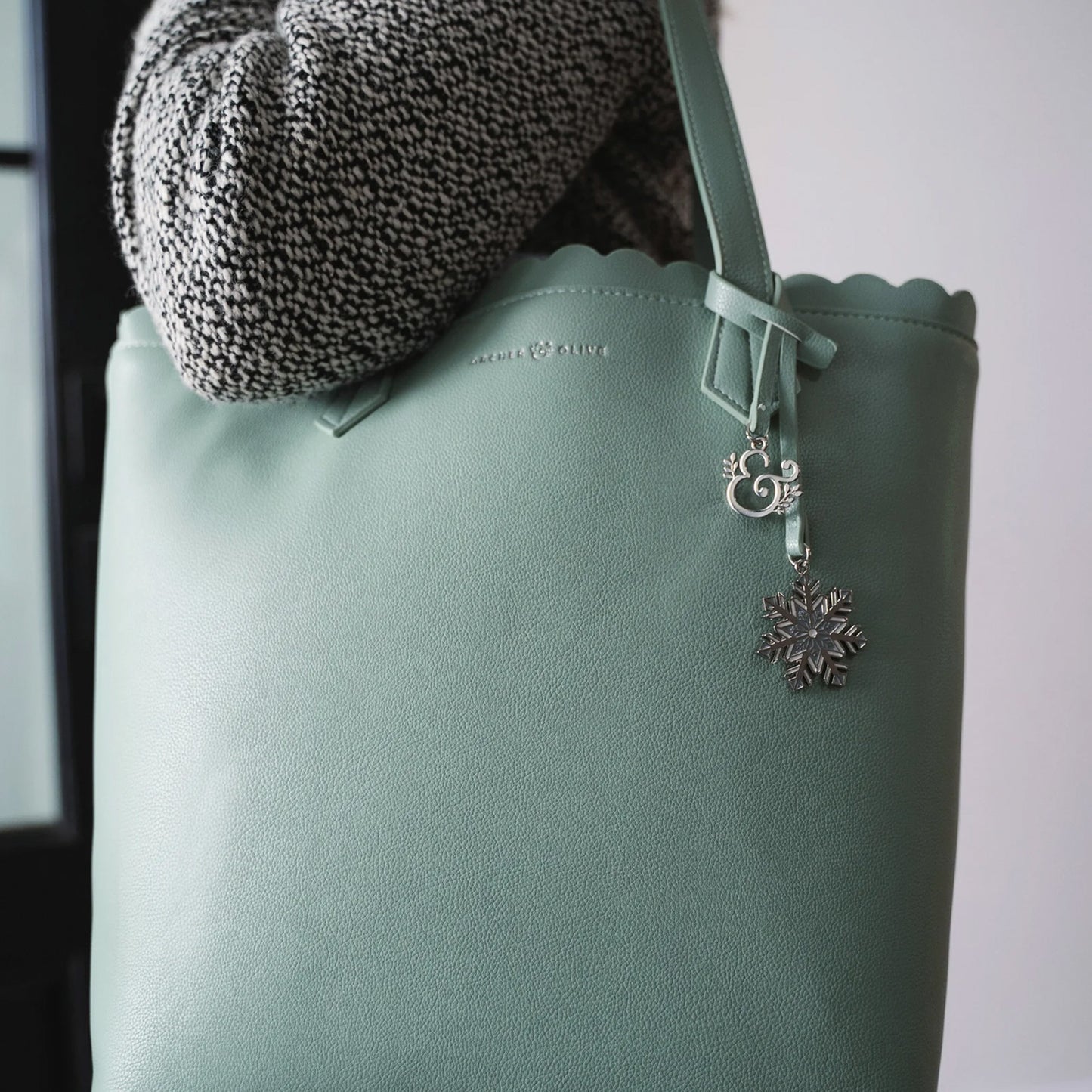 Archer & Olive - Bolso Snowflake - Menta