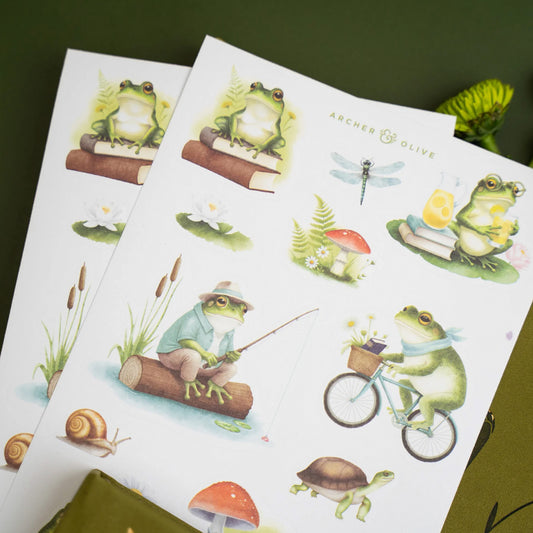 Archer & Olive - Stickers - Literary Frog