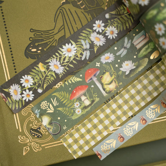 Archer & Olive - Set de Washi Tapes - Literary Frog