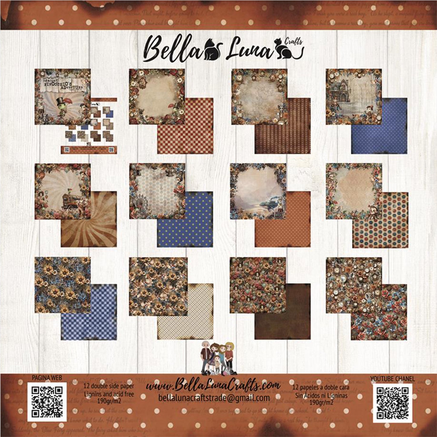 Bellaluna Crafts - Colección 8 x 8 - Pinocchio's Adventure