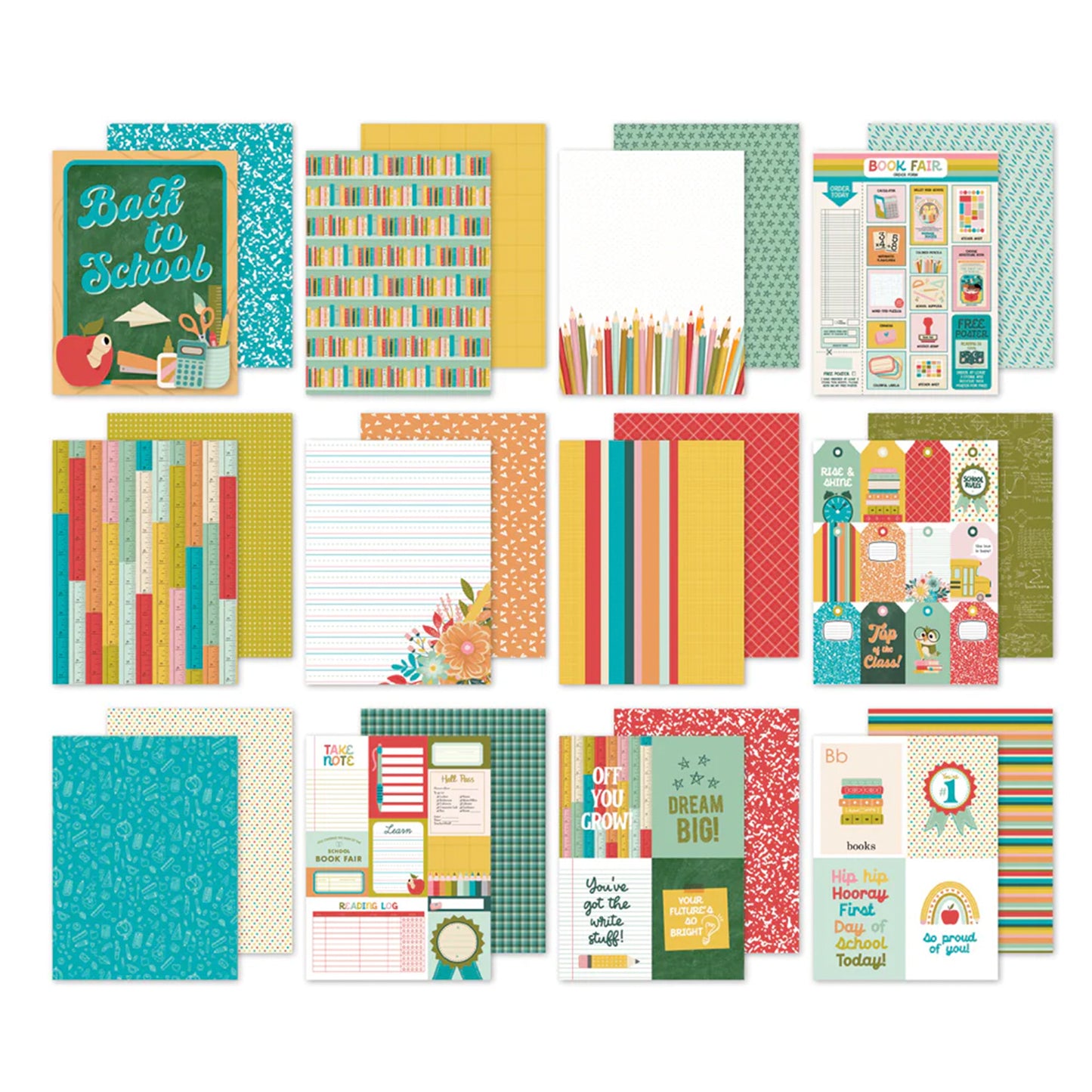 Simple Stories - Bloc Papel 6 x 8 - Book Fair