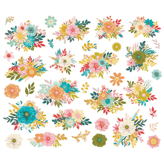 Simple Stories - Floral Bits - Book Fair