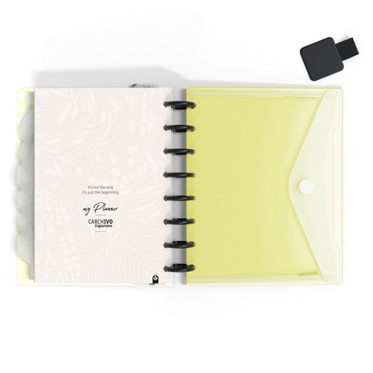Carchivo - Planner Ingeniox A5 (14 meses - no fechado) Soft - Amarillo Morado