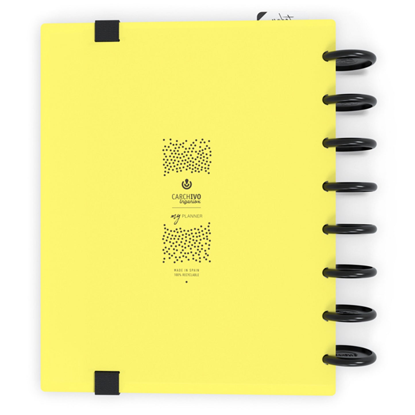 Carchivo - Planner Ingeniox A5 (14 meses - no fechado) Soft - Amarillo Morado