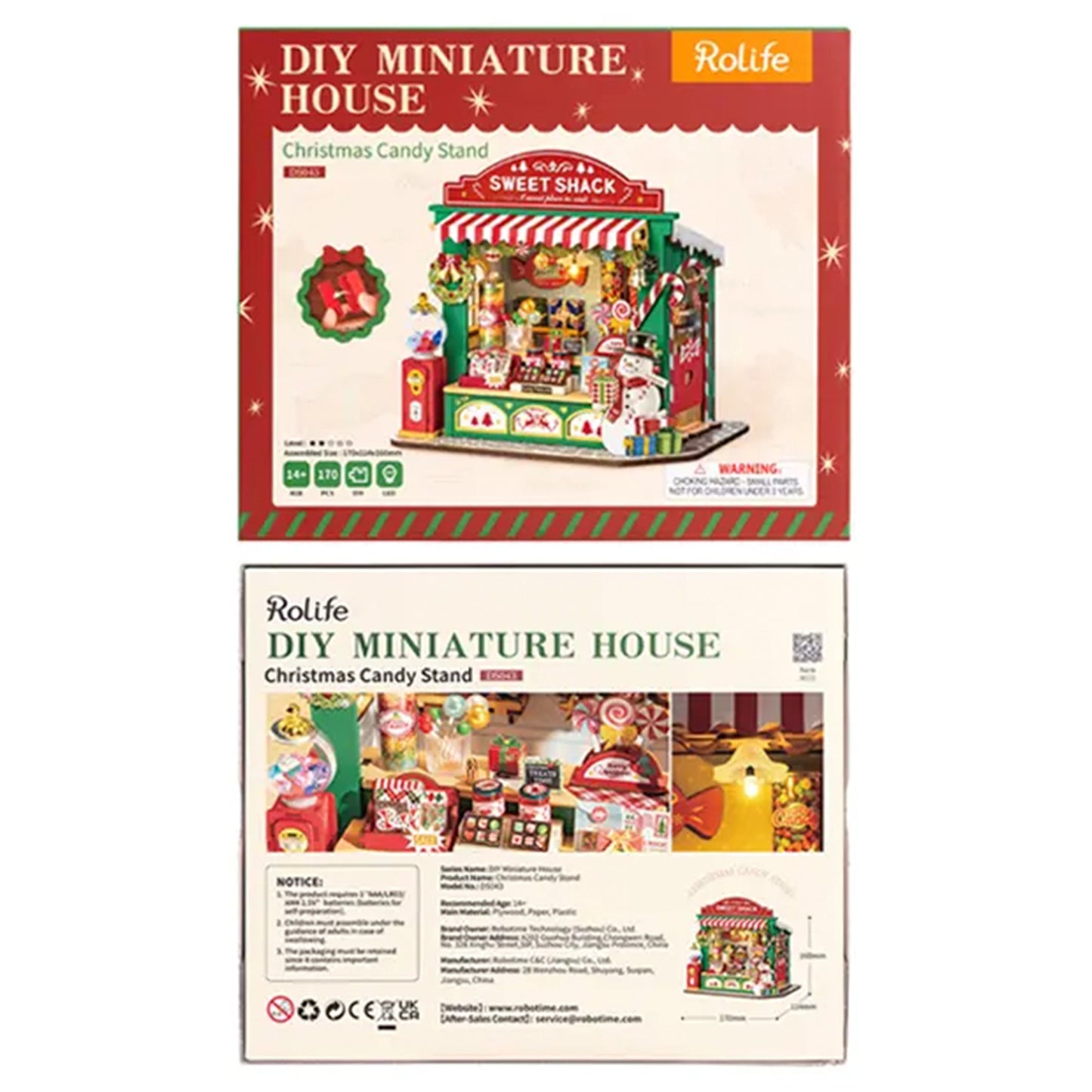 Rolife - Miniature House Medium - Christmas Candy Stand
