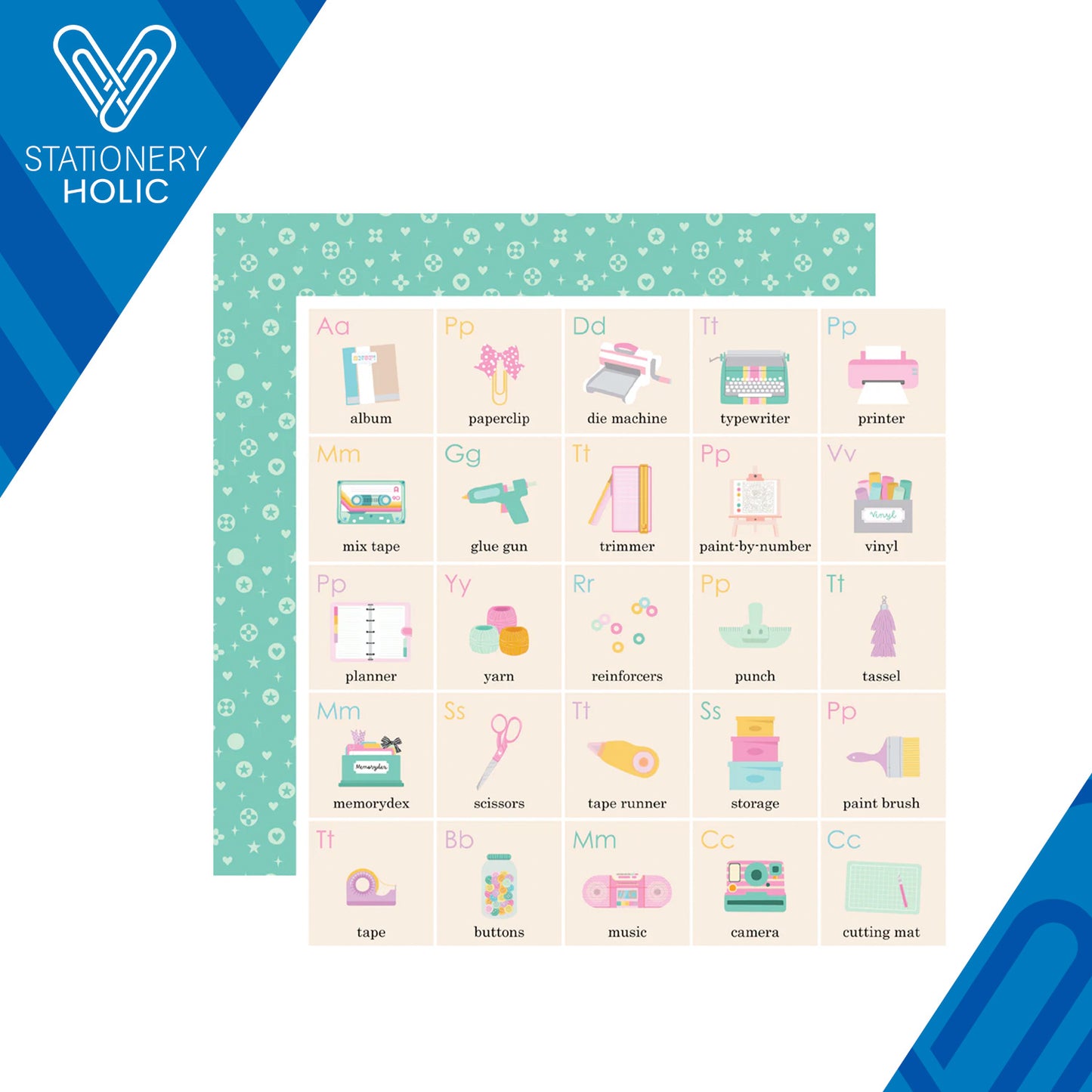Simple Stories - Hoja Papel 12 x 12 - Crafty Things - My Stash
