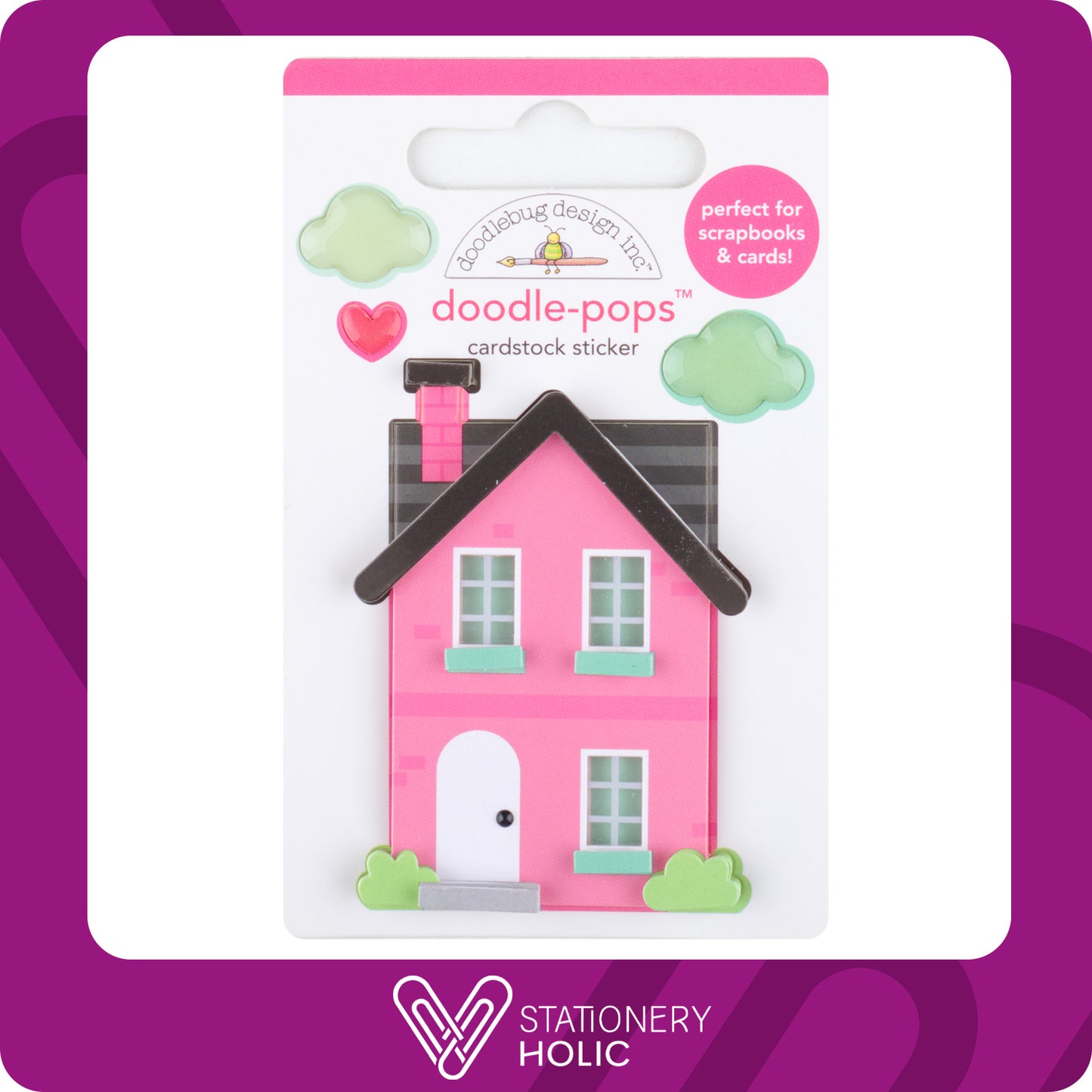 Doodlebug Design - Doodle Pop Sticker - Our House