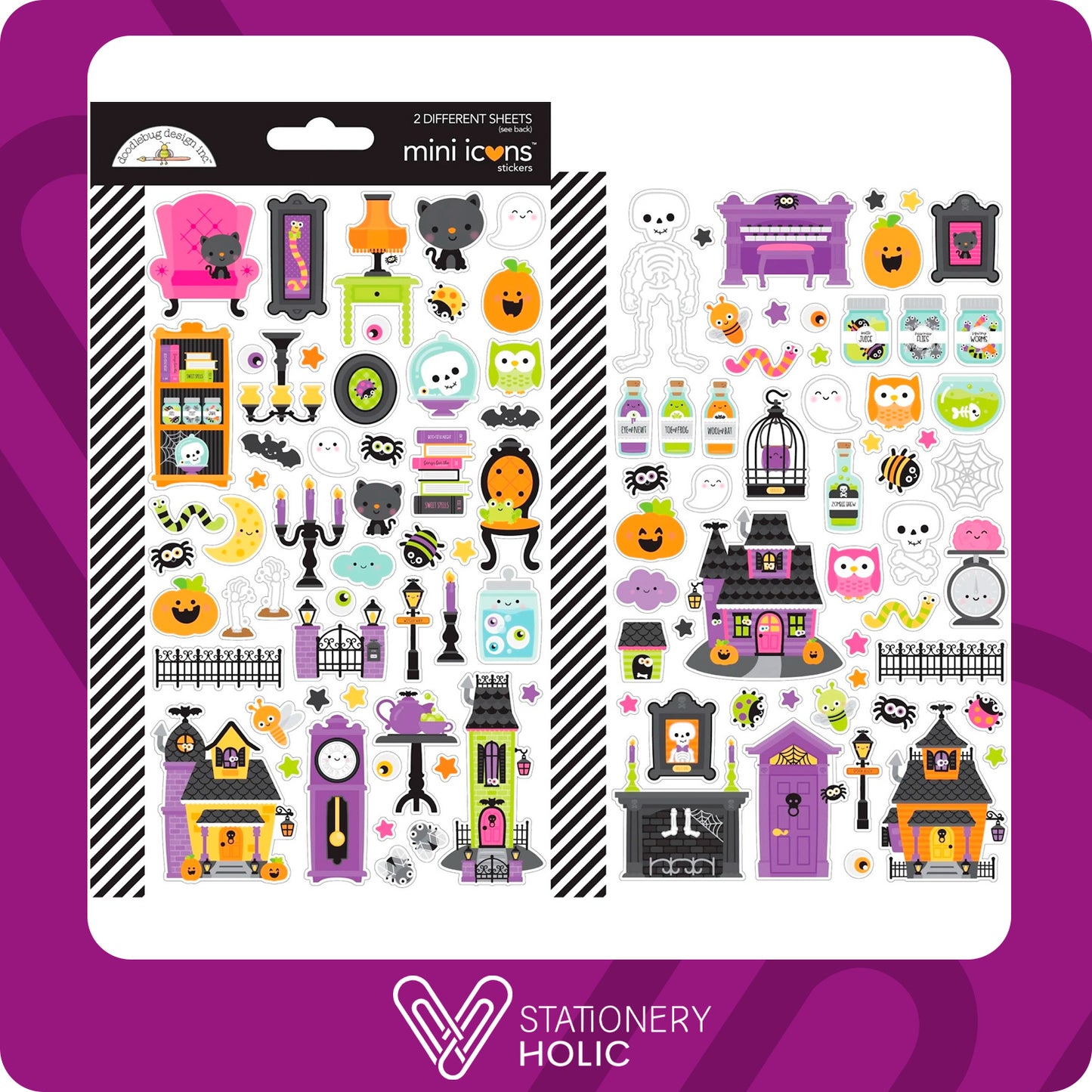 Doodlebug Design - Stickers - Happy Haunting