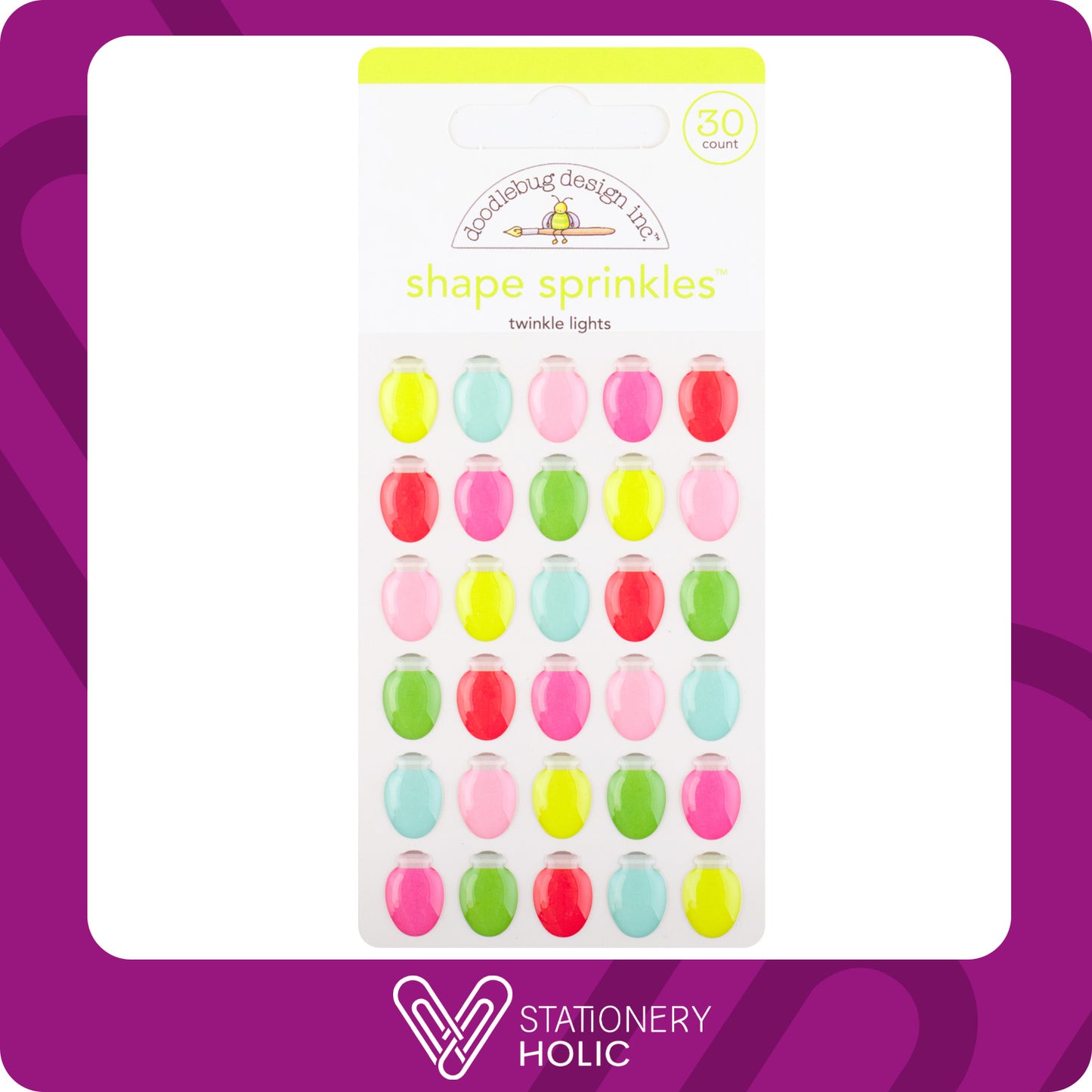 Doodlebug Design - Enamel Sprinkles - Twinkle Lights