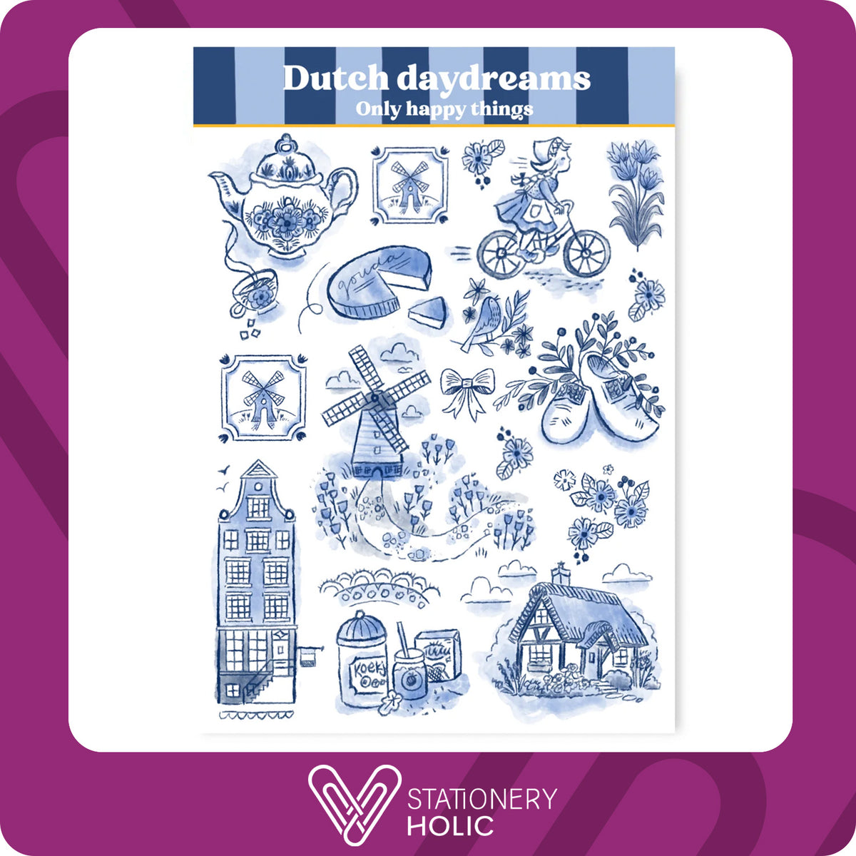 Only Happy Things - Stickers - Dutch Daydreams
