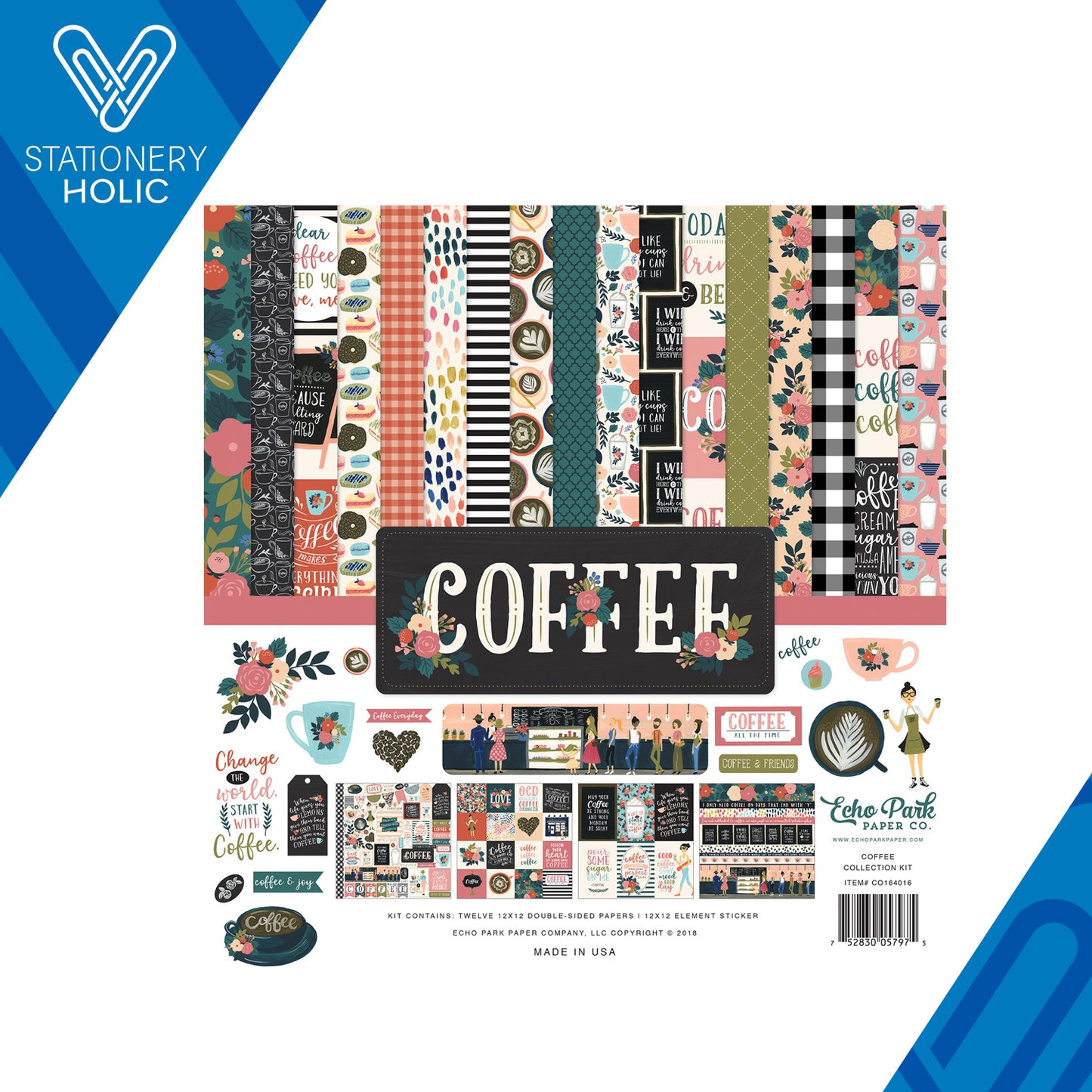 Echo Park - Colección 12 x 12 - Coffee