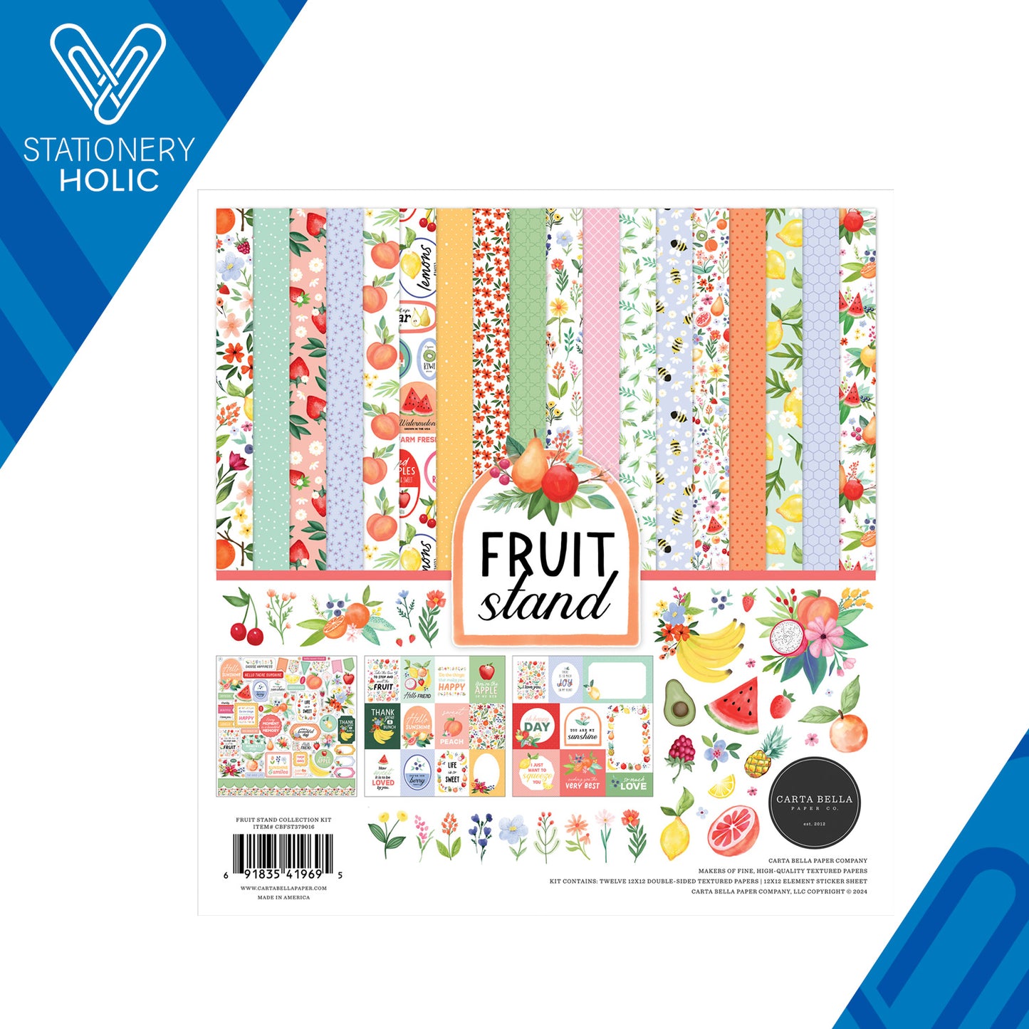 Echo Park - Coleccion 12 x 12 - Fruit Stand