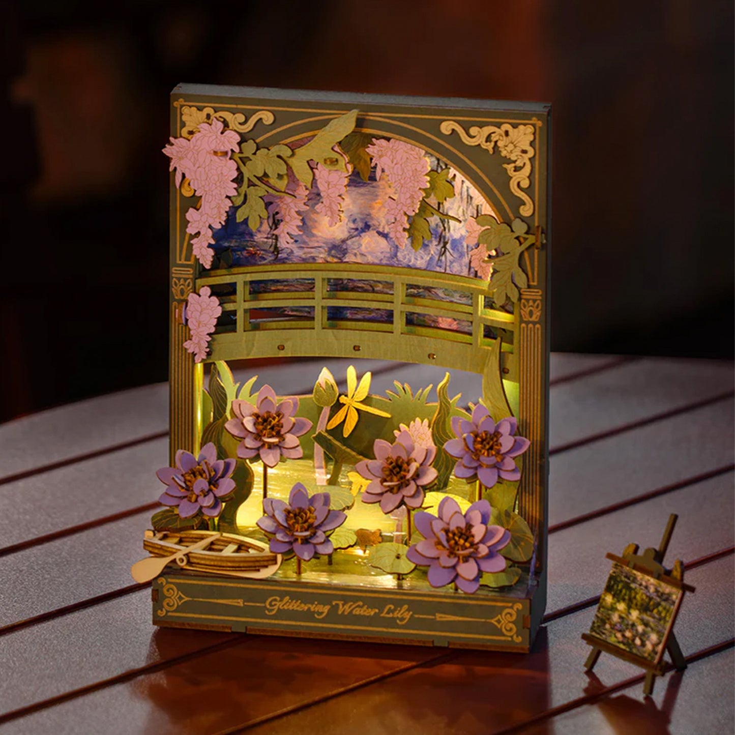 Rolife - Wooden Paintings - Glittering Water Lily