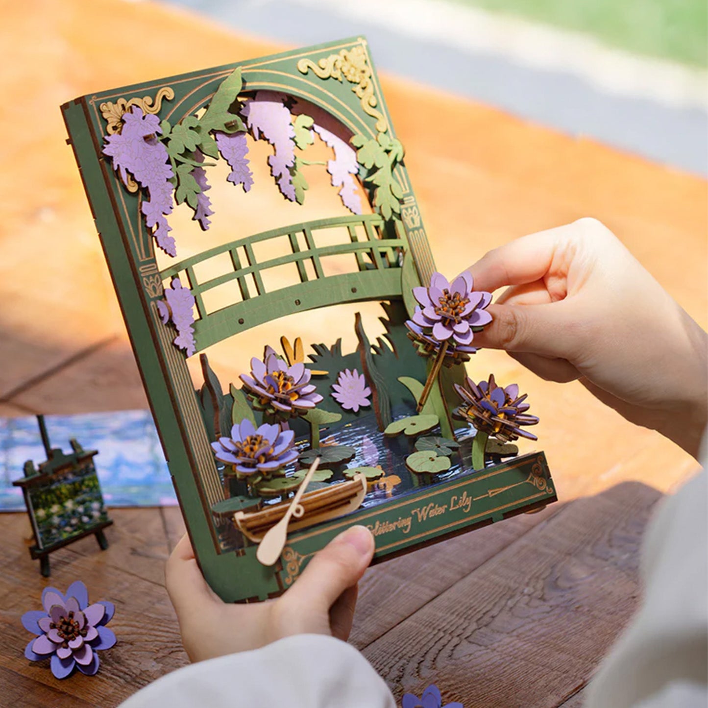 Rolife - Wooden Paintings - Glittering Water Lily