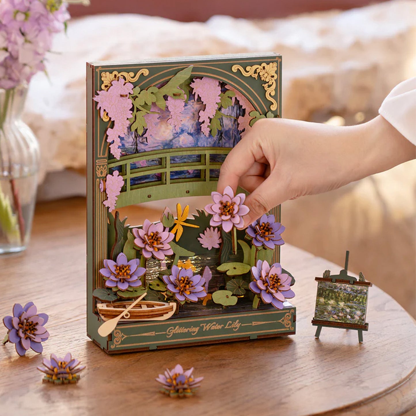 Rolife - Wooden Paintings - Glittering Water Lily