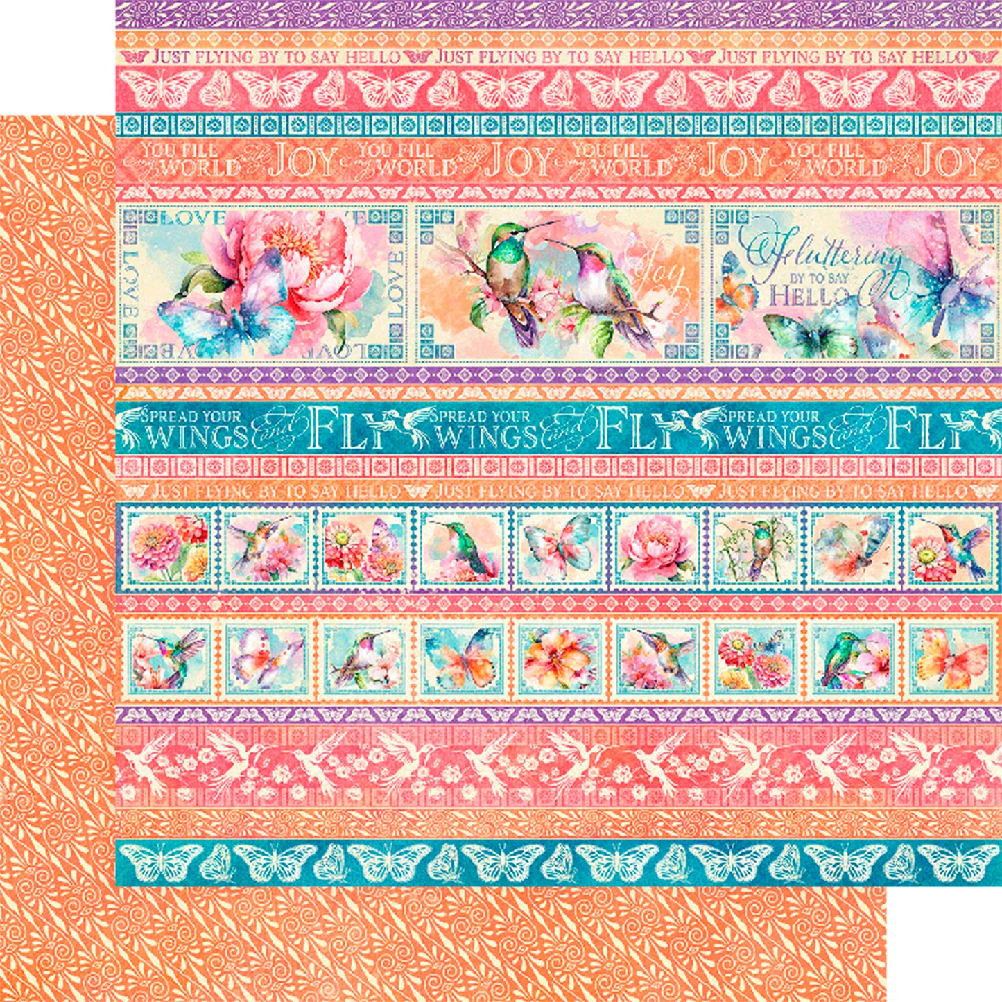 Graphic 45 - Colección 12 x 12 - Flight Of Fancy