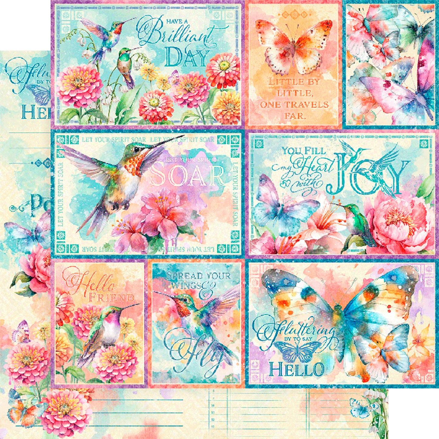 Graphic 45 - Colección 12 x 12 - Flight Of Fancy