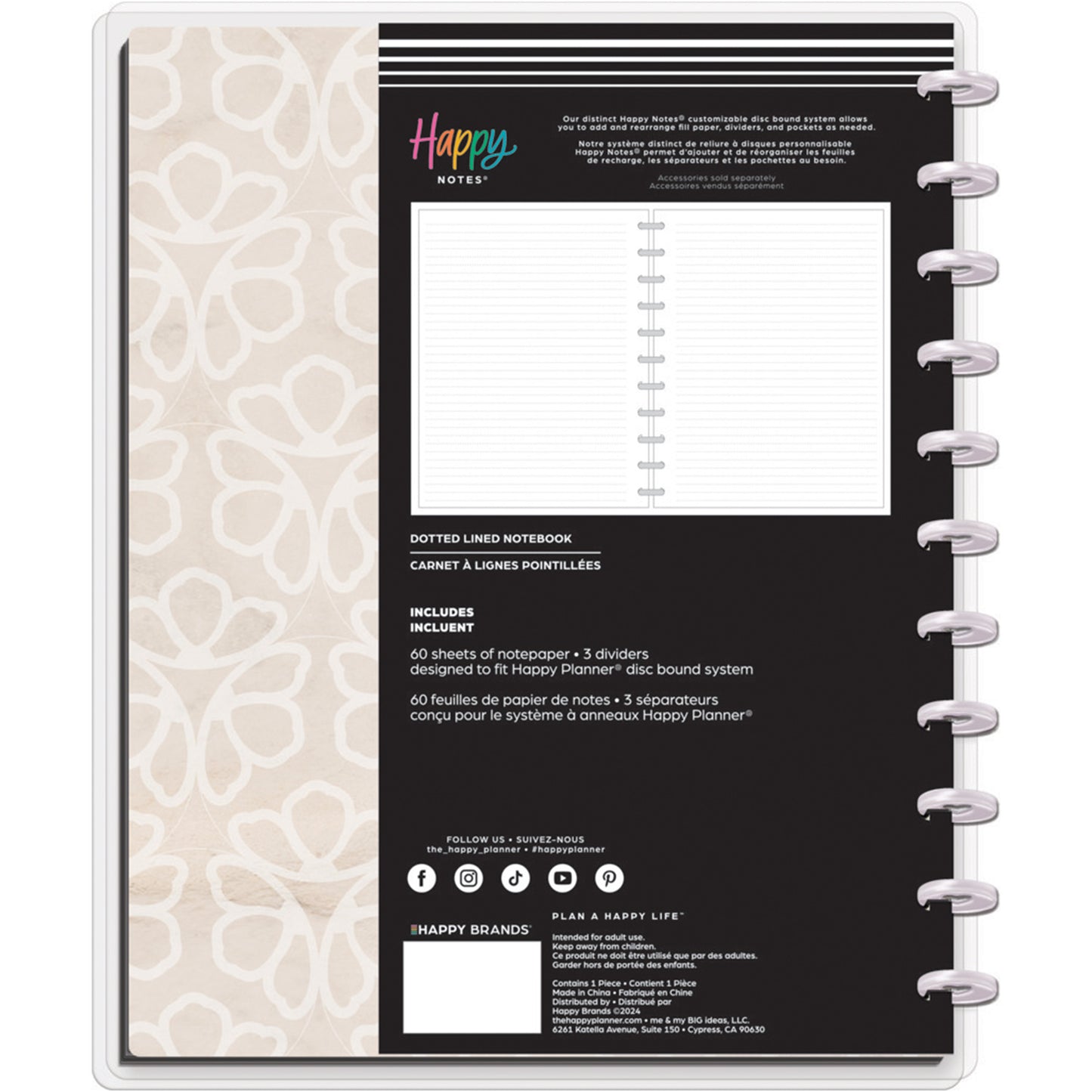 Happy Planner - Happy Notes Big - Textured Tile