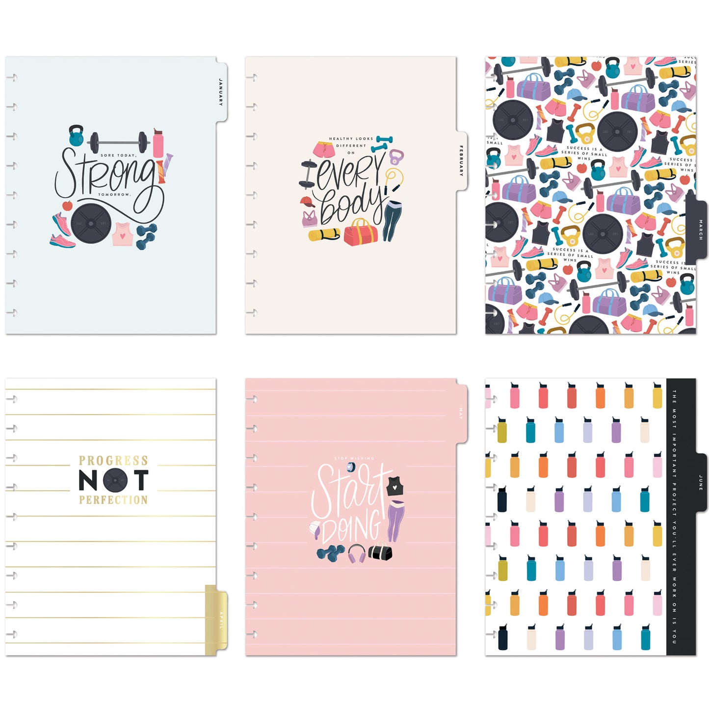 Happy Planner - Planner Classic (2026) - Fitness Icons