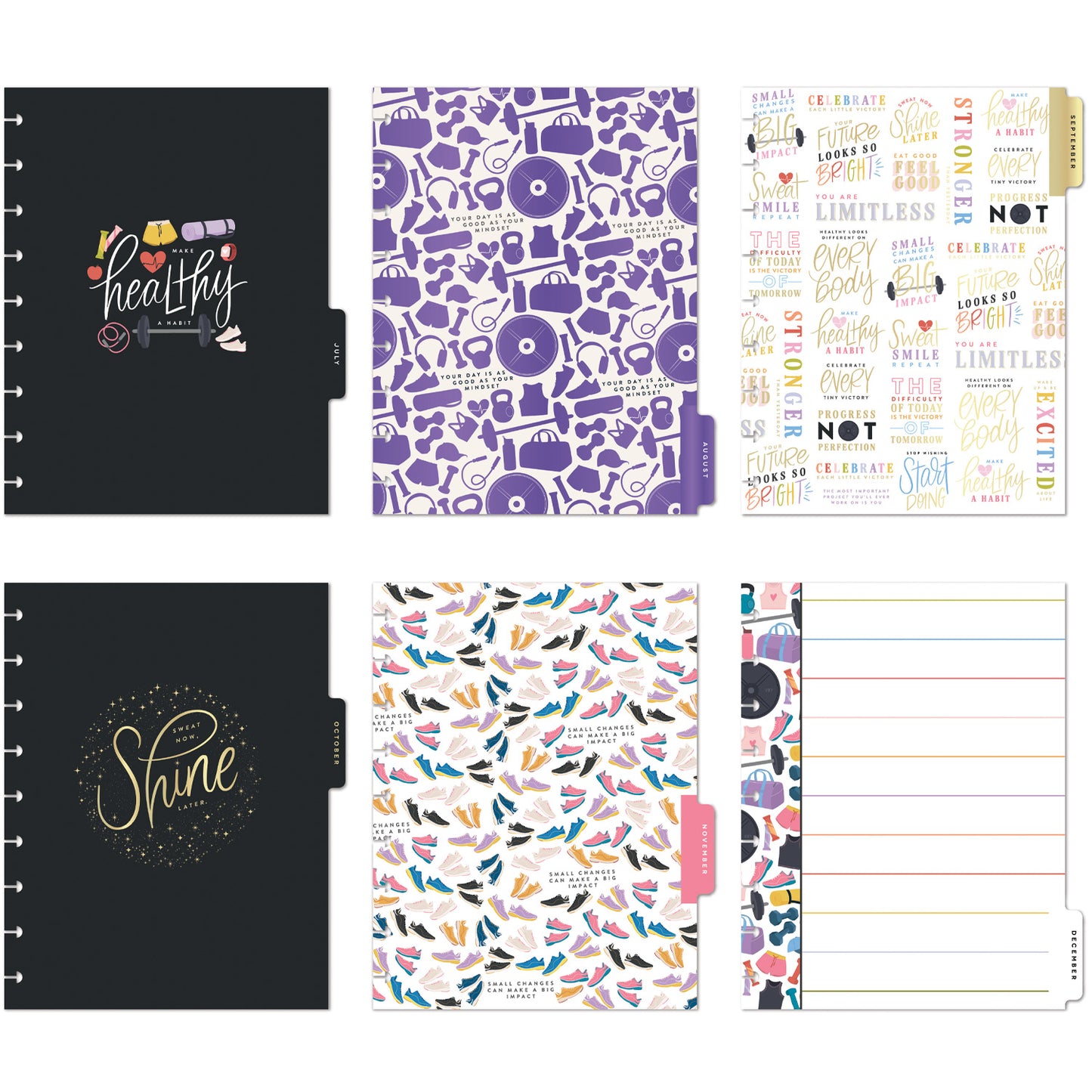 Happy Planner - Planner Classic (2026) - Fitness Icons