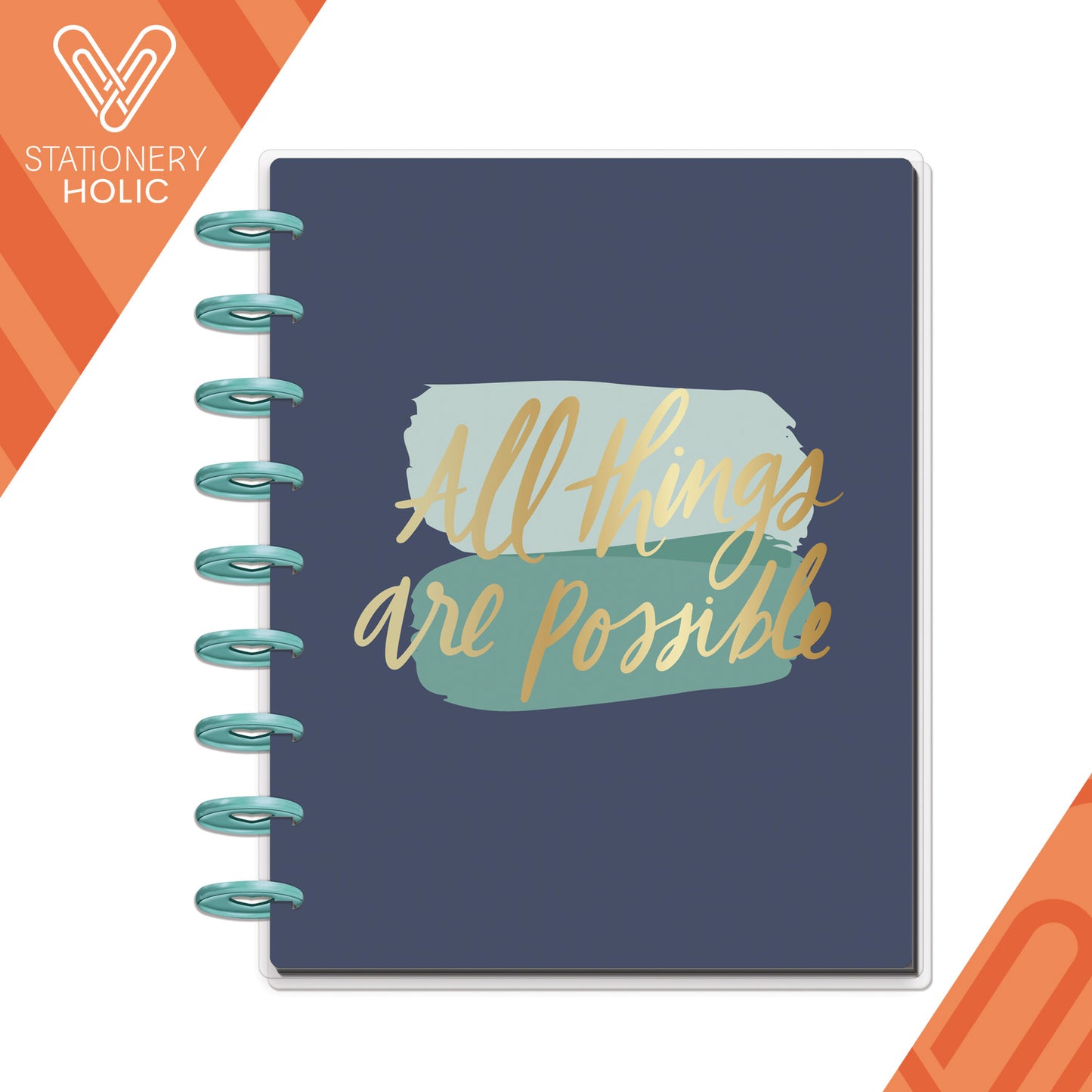 Happy Planner - Journal Guiado Classic - Watercolor Grace