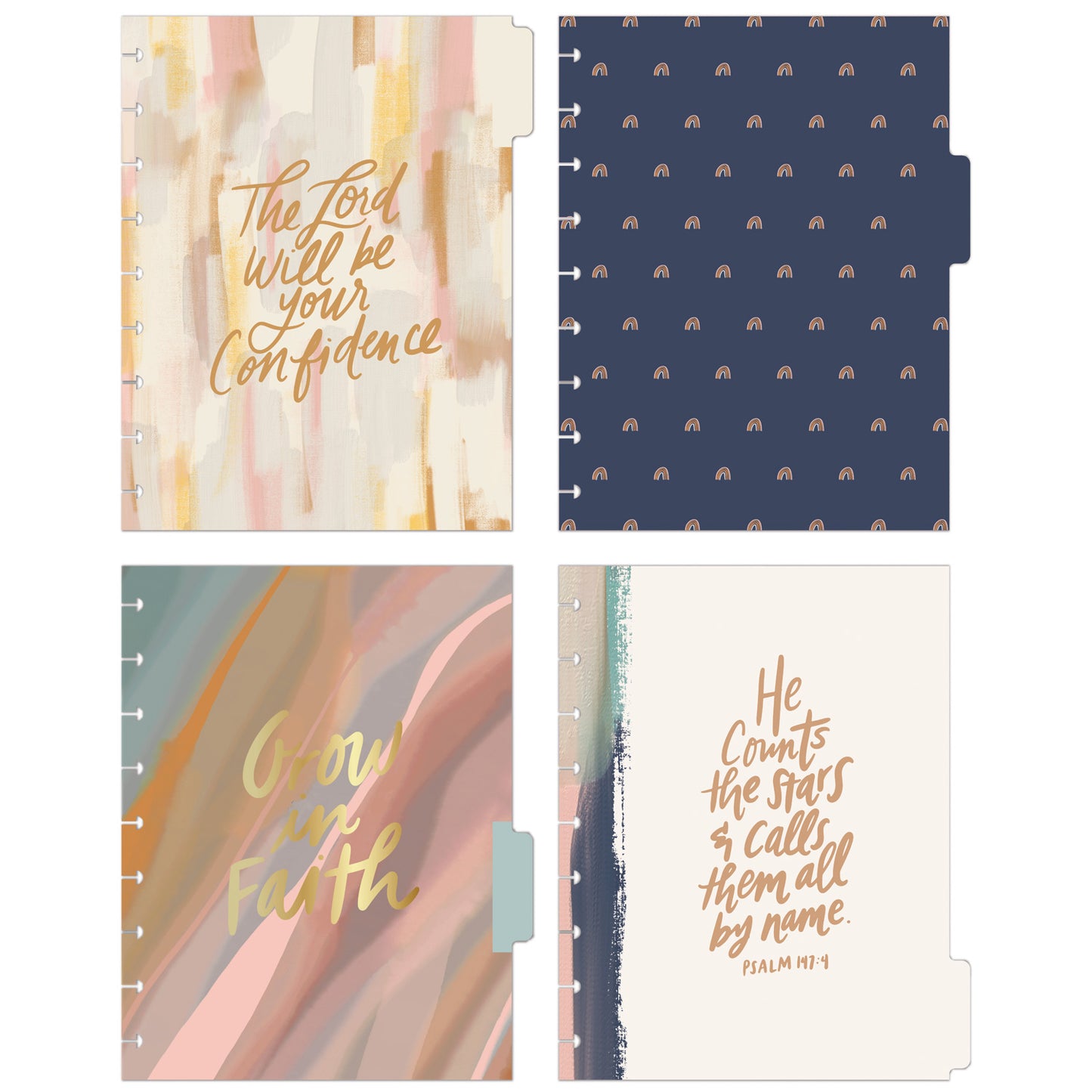 Happy Planner - Journal Guiado Classic - Watercolor Grace