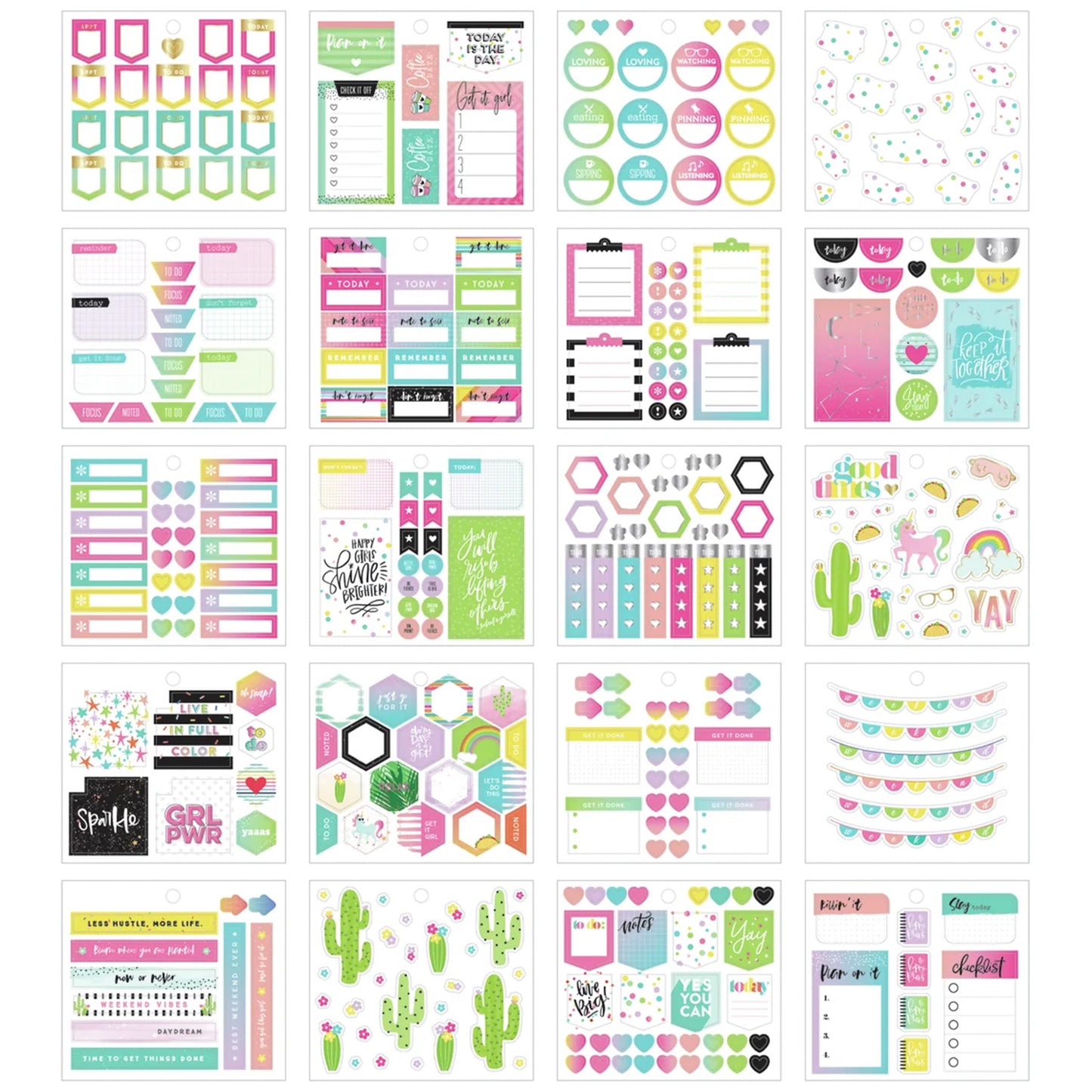 Happy Planner - Multipack - Brights