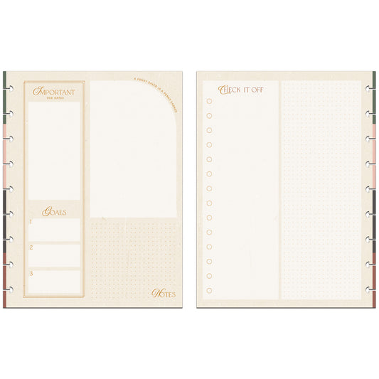Happy Planner - Papel Classic - Amber & Oak