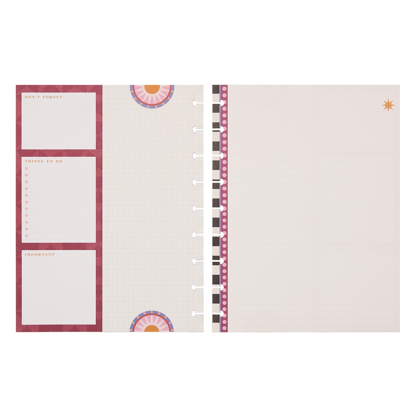 Happy Planner - Papel Classic Folded - Horizon Lines