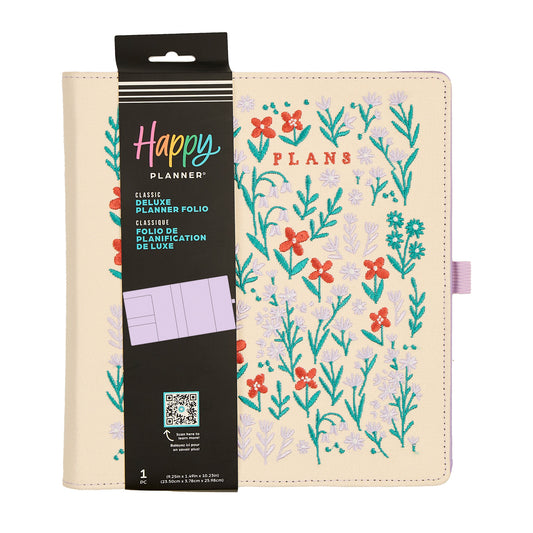 Happy Planner - Deluxe Folio Classic - Tiny Florals