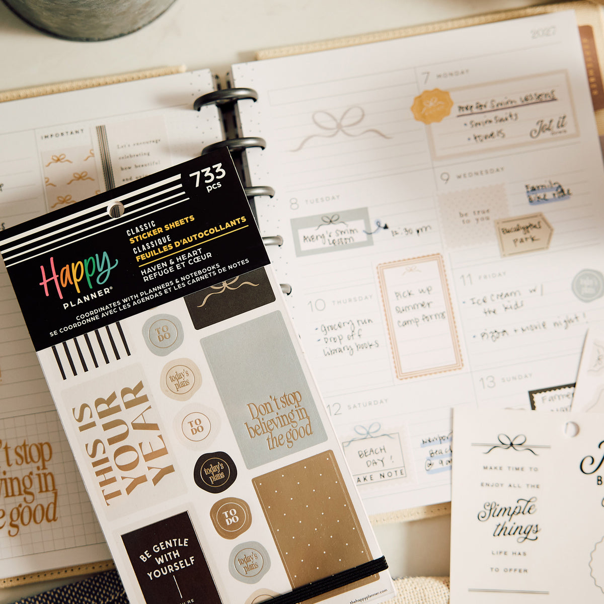 Happy Planner - Sticker Book - Haven & Heart