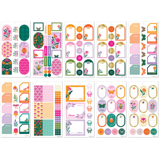 Happy Planner - Sticker Book - Hive & Bloom