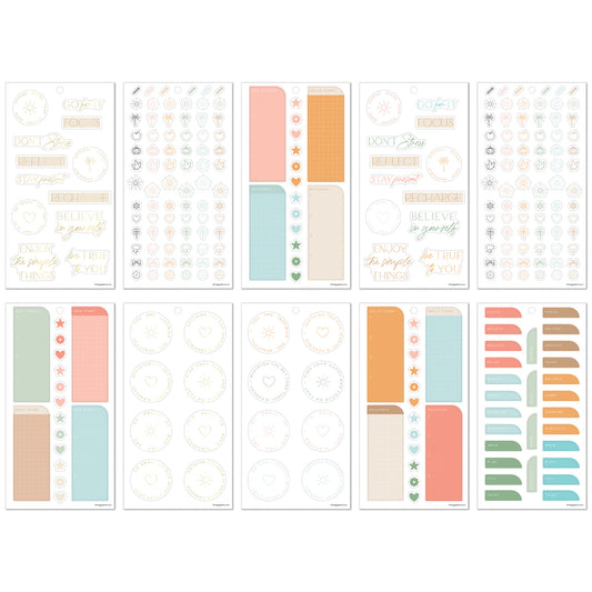 Happy Planner - Sticker Book - Hushed Hues