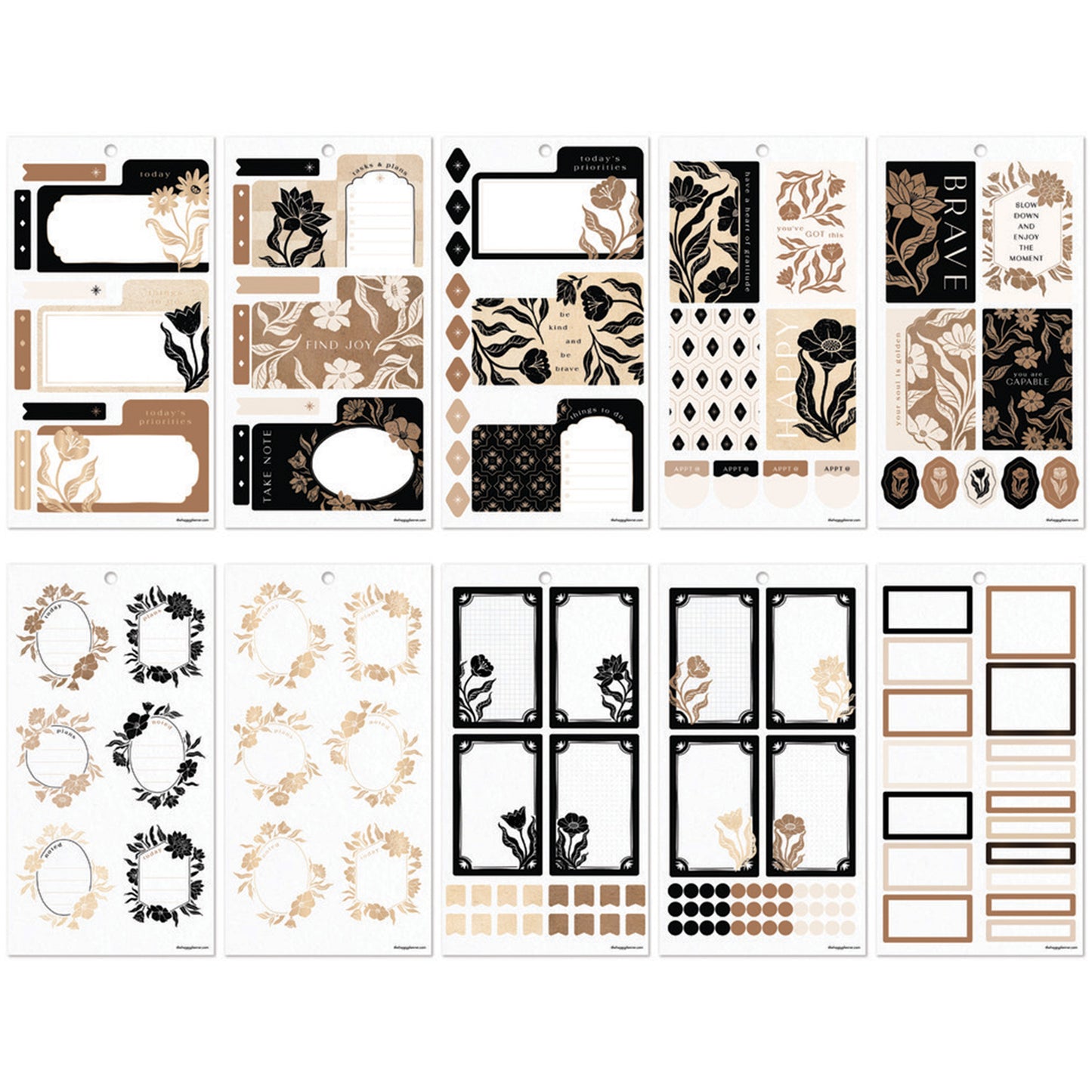 Happy Planner - Sticker Book - Krafted Florals Big