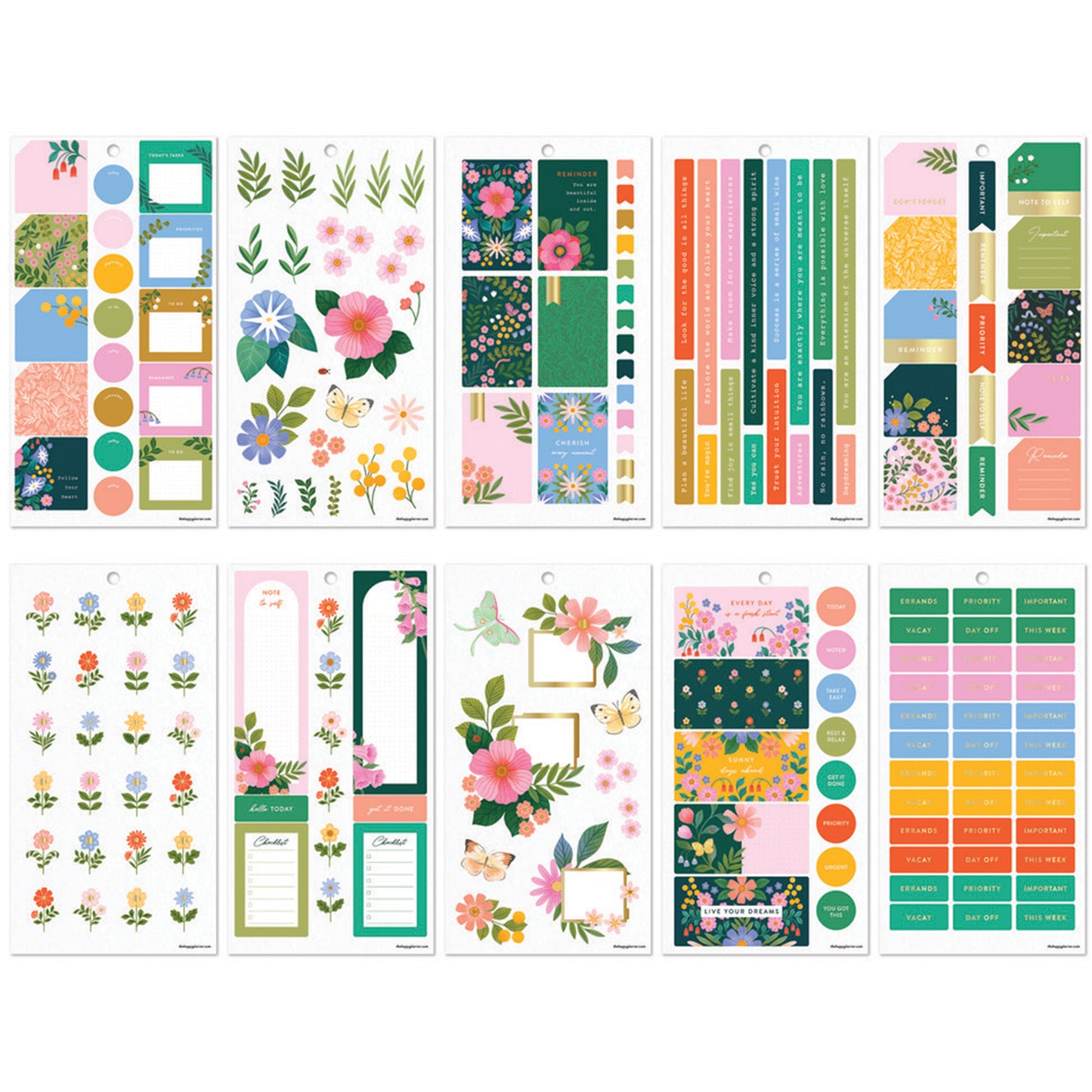 Happy Planner - Sticker Book - Midnight Meadow Classic