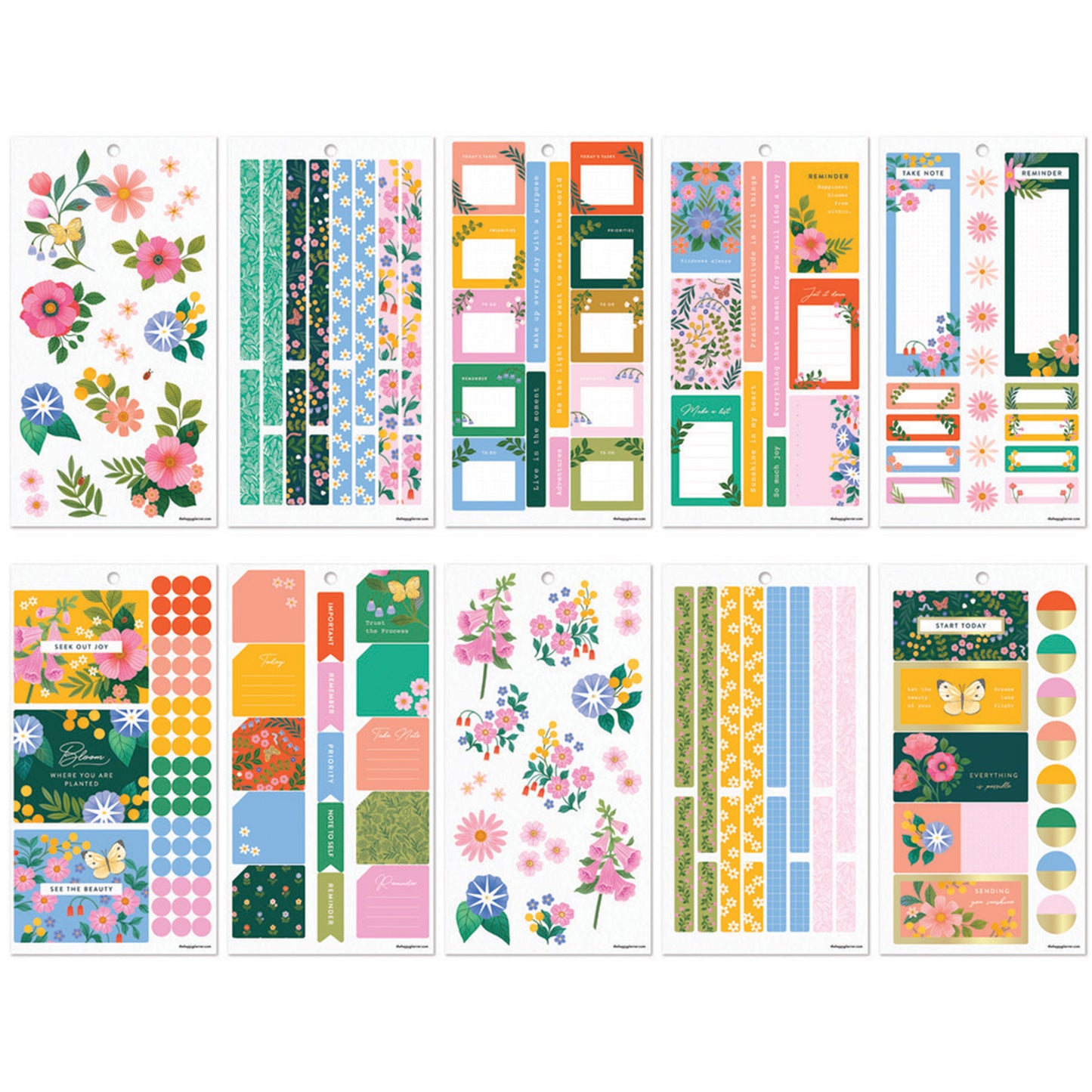 Happy Planner - Sticker Book - Midnight Meadow Classic