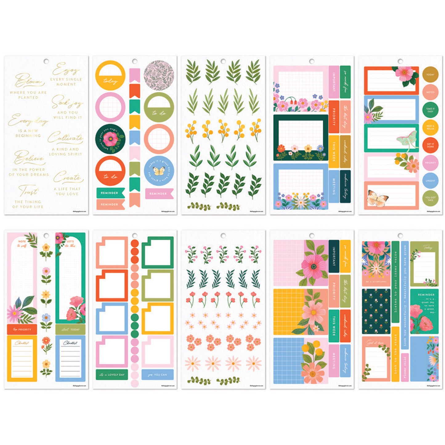Happy Planner - Sticker Book - Midnight Meadow Classic