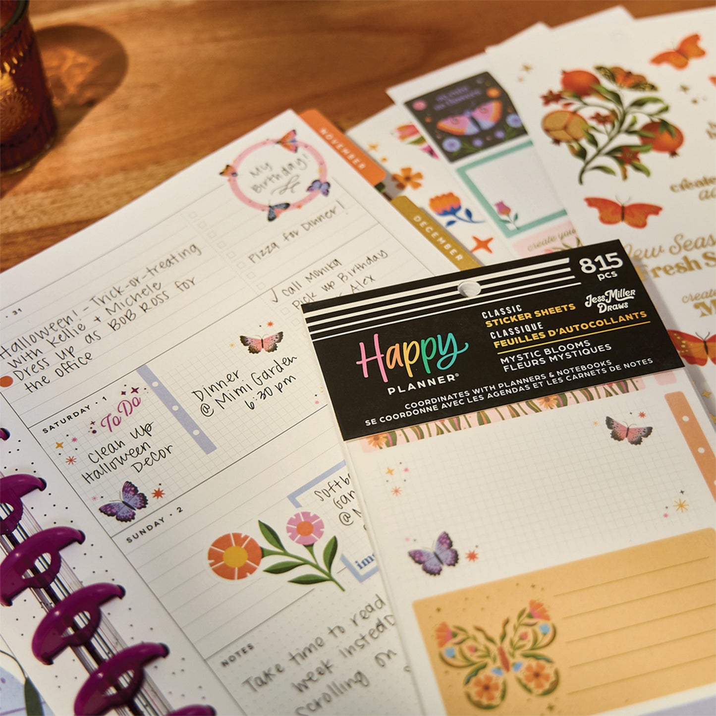 Happy Planner - Sticker Book - Mystic Blooms Classic