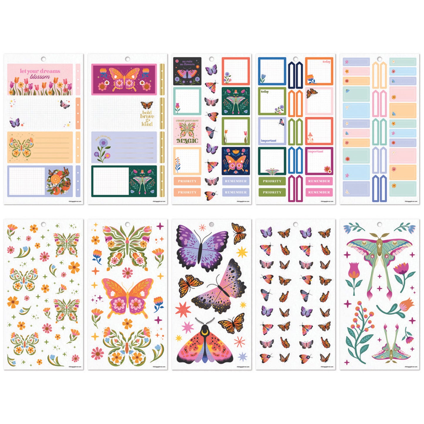 Happy Planner - Sticker Book - Mystic Blooms Classic