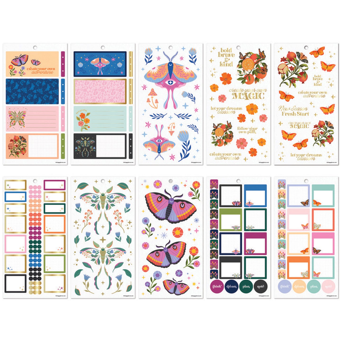 Happy Planner - Sticker Book - Mystic Blooms Classic