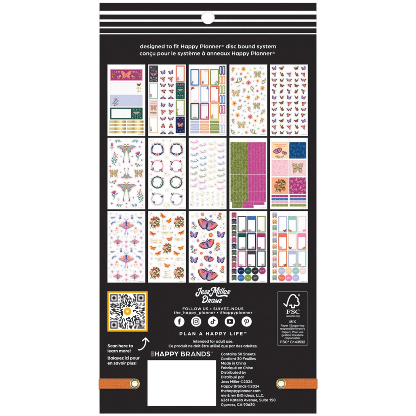 Happy Planner - Sticker Book - Mystic Blooms Mini