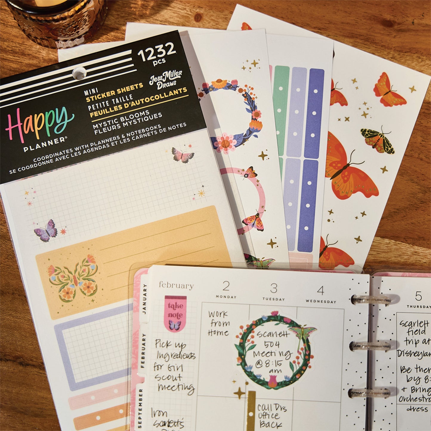 Happy Planner - Sticker Book - Mystic Blooms Mini