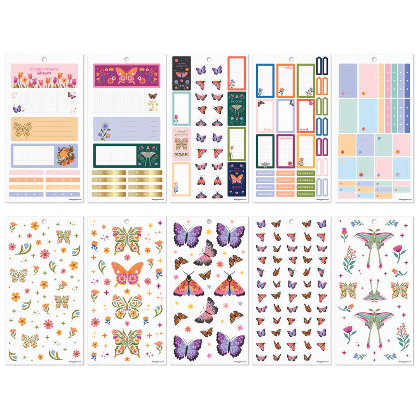 Happy Planner - Sticker Book - Mystic Blooms Mini