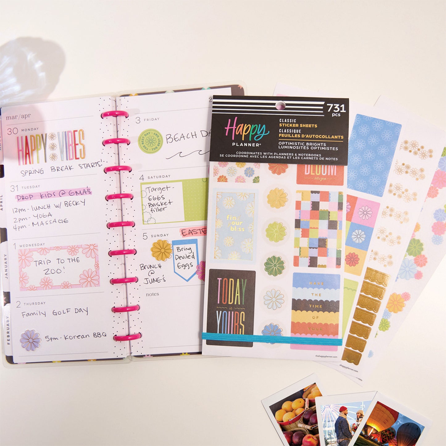 Happy Planner - Sticker Book - Optimistic Brights Classic
